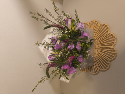 Love Letter in Bloom - A delicate arrangement of seasonal blooms and green foliage, thoughtfully gathered to express love this occasion. A beautiful way to say what words sometimes cannot. 